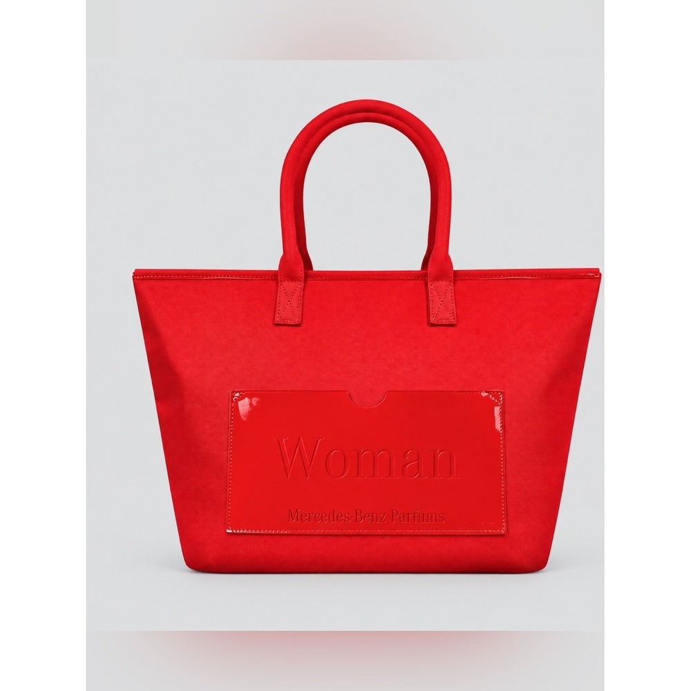 Mercedes Benz Woman Red Tote Bag Luxury Promotional Rare